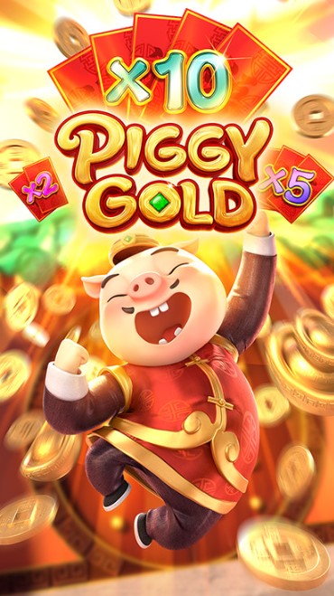 Piggy Gold — logo e multiplicadores Wild